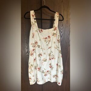 Abercrombie & Fitch Women’s Linen-Blend Wide Strap mini dress XL-Tall